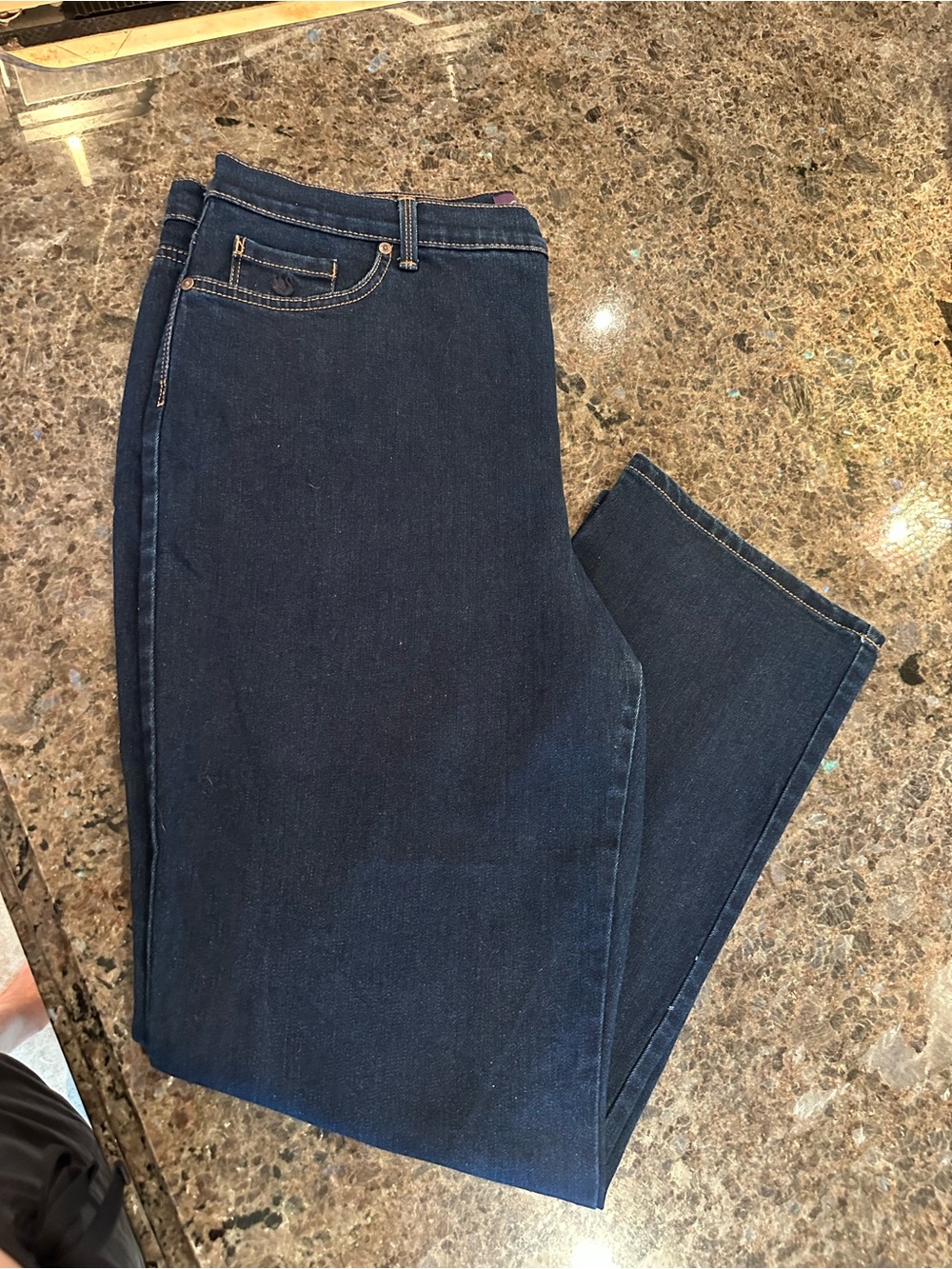 Gloria Vanderbilt Dark Blue Women's Straight-Leg Jeans